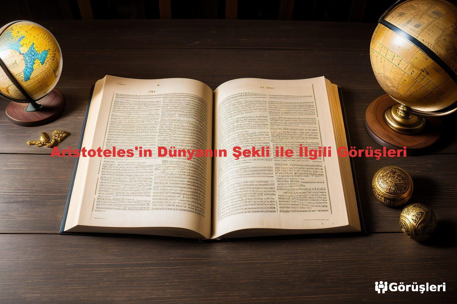 Aristoteles'in Dünyanın Şekli ile İlgili Görüşleri