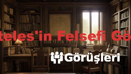 Aristoteles’in Felsefi Görüşleri