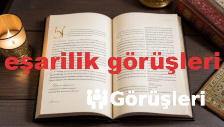 eşarilik görüşleri