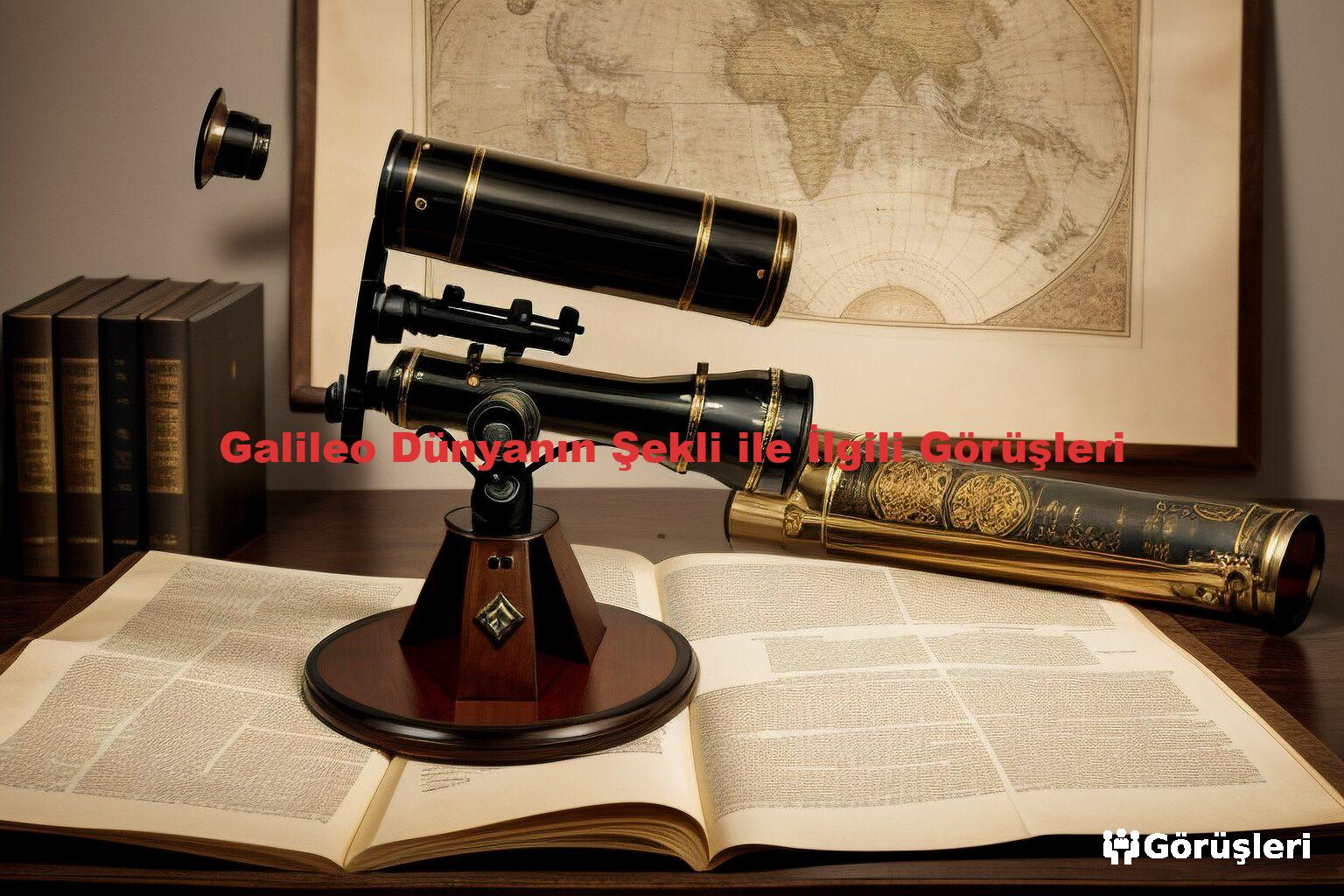 Galileo Dünyanın Şekli ile İlgili Görüşleri