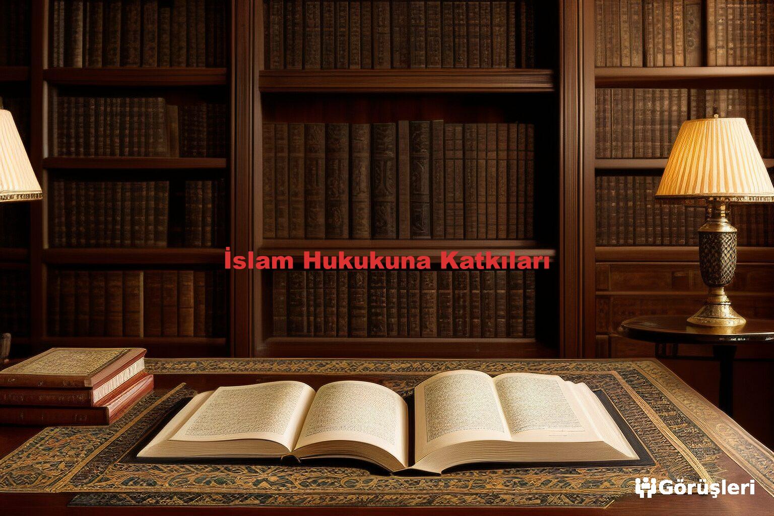 İslam Hukukuna Katkıları
