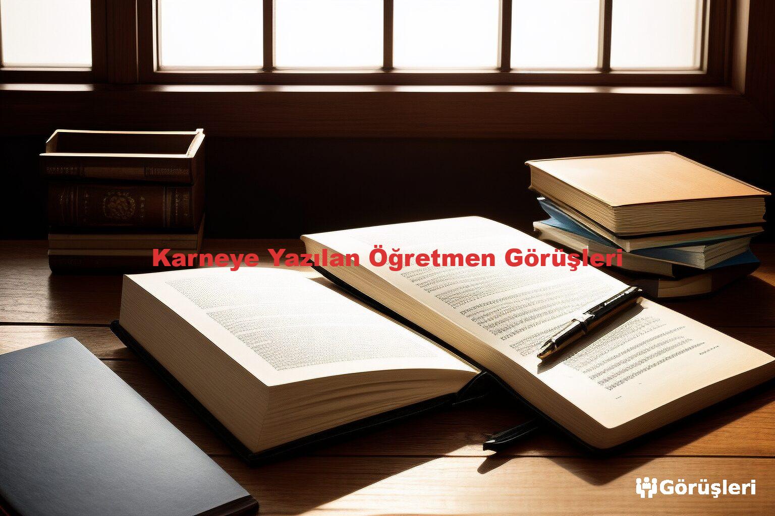 Karneye Yazılan Öğretmen Görüşleri