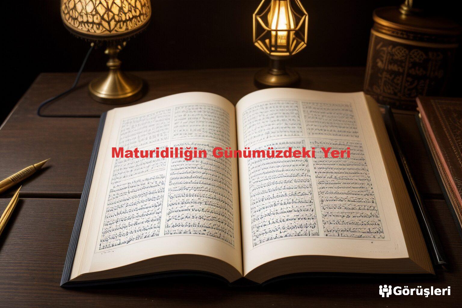 Maturidiliğin Günümüzdeki Yeri