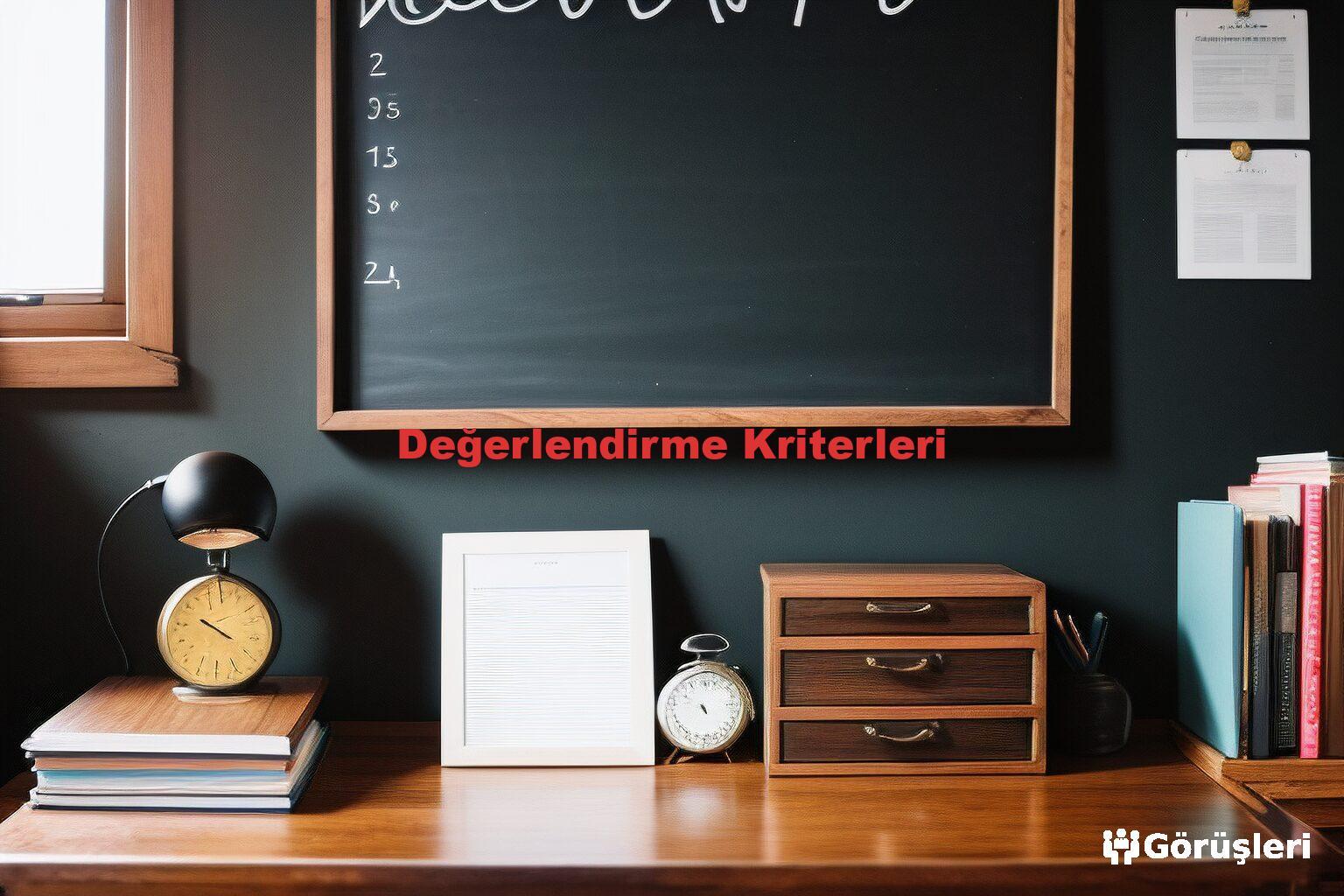 Değerlendirme Kriterleri