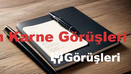 Öğretmen Karne Görüşleri Örnekleri