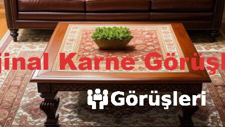 Orjinal Karne Görüşleri