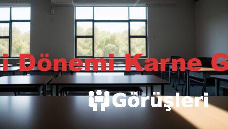 Pandemi Dönemi Karne Görüşleri