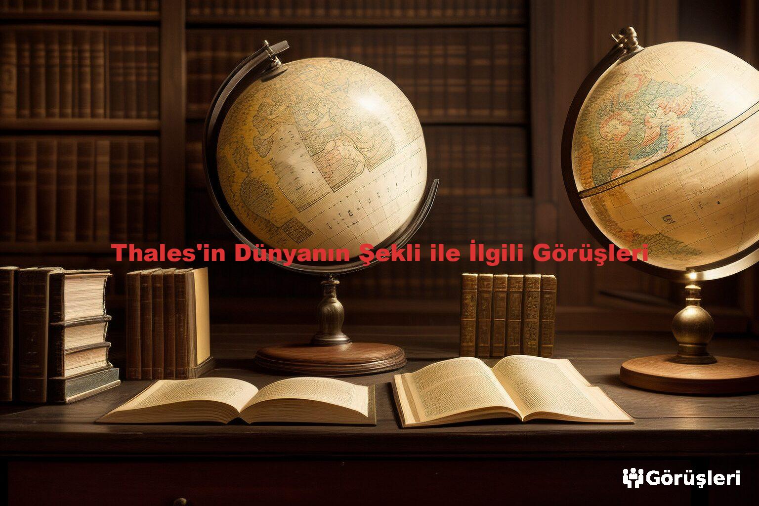 Thales'in Dünyanın Şekli ile İlgili Görüşleri