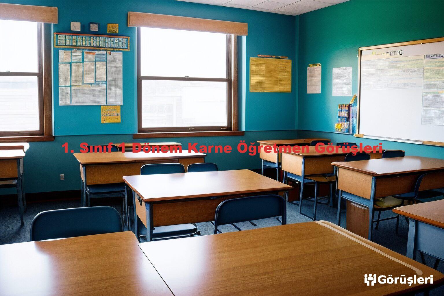 1. Sınıf 1 Dönem Karne Öğretmen Görüşleri