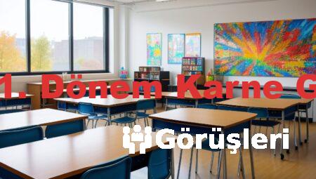 3. Sınıf 1. Dönem Karne Görüşleri
