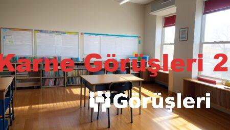 3 Sınıf Karne Görüşleri 2 Dönem