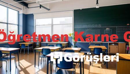 3. Sınıf Öğretmen Karne Görüşleri