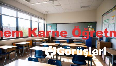 4. Sınıf 1 Dönem Karne Öğretmen Görüşleri