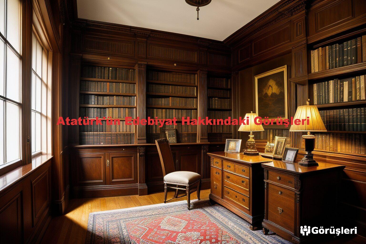 Atatürk'ün Edebiyat Hakkındaki Görüşleri