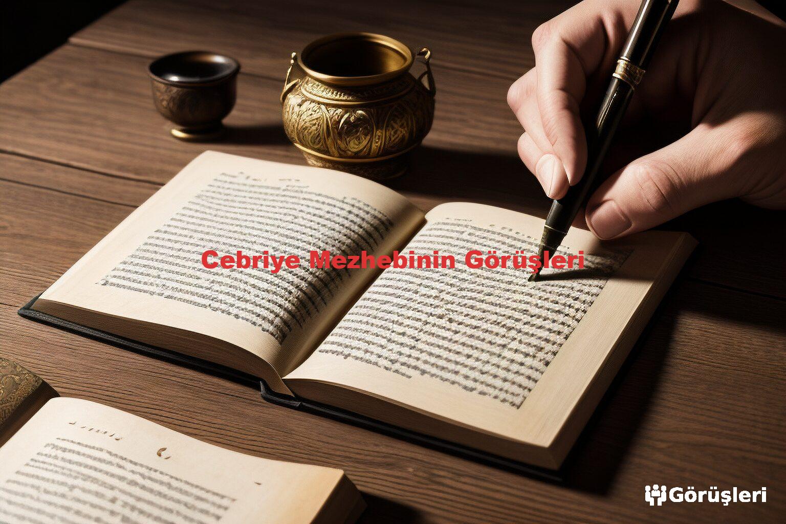 Cebriye Mezhebinin Görüşleri