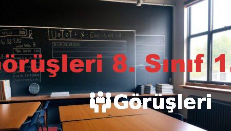 Karne Görüşleri 8. Sınıf 1. Dönem
