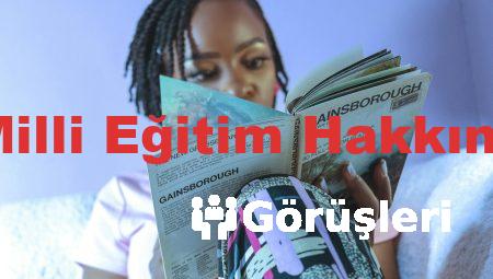 Atatürk’ün Milli Eğitim Hakkında Görüşleri