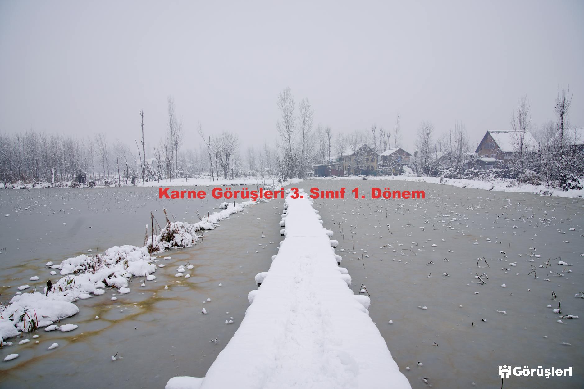Karne Görüşleri 3. Sınıf 1. Dönem