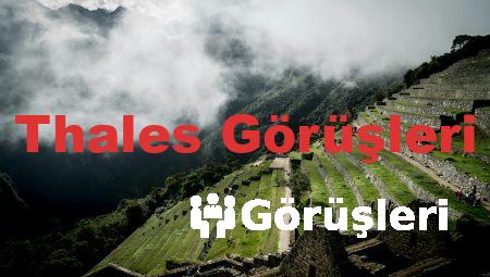 Thales Görüşleri