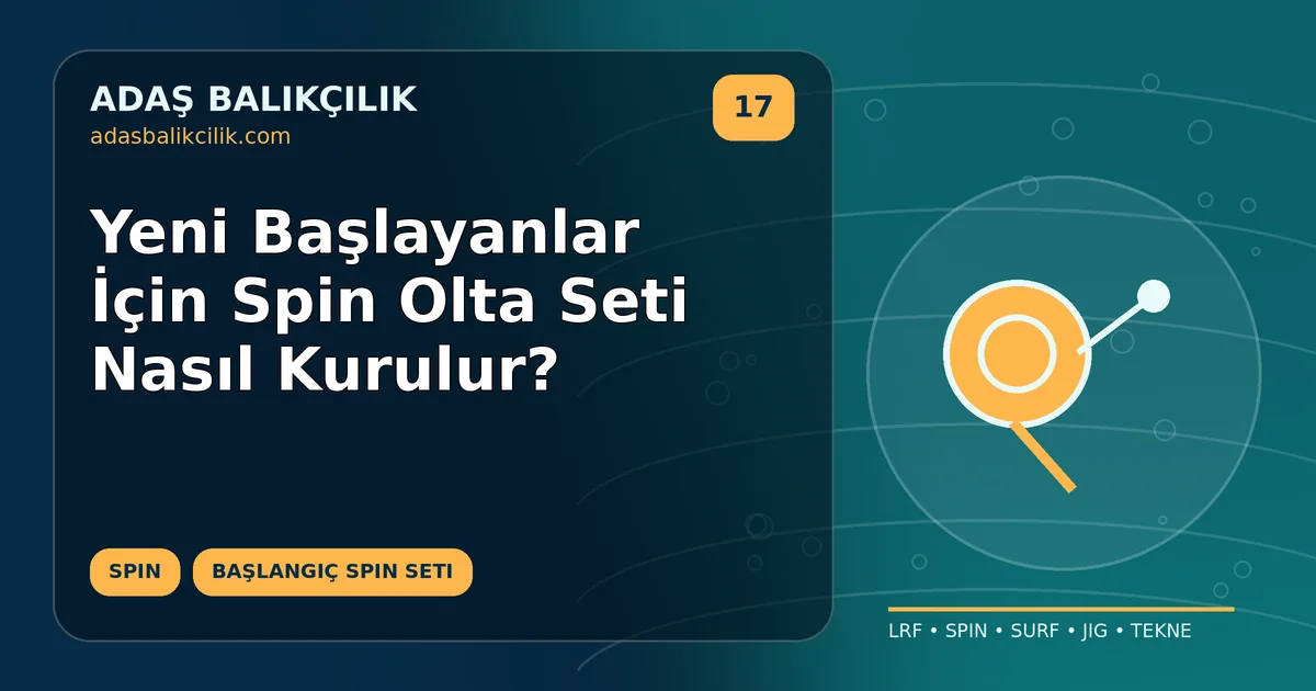 Yeni Başlayanlar İçin Spin Olta Seti Nasıl Kurulur?