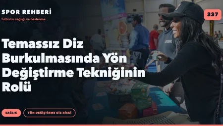 Temassız Diz Burkulmasında Yön Değiştirme Tekniğinin Rolü